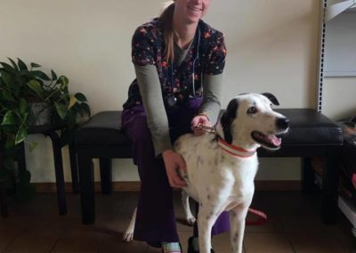 SNoopy and Sara at Vet